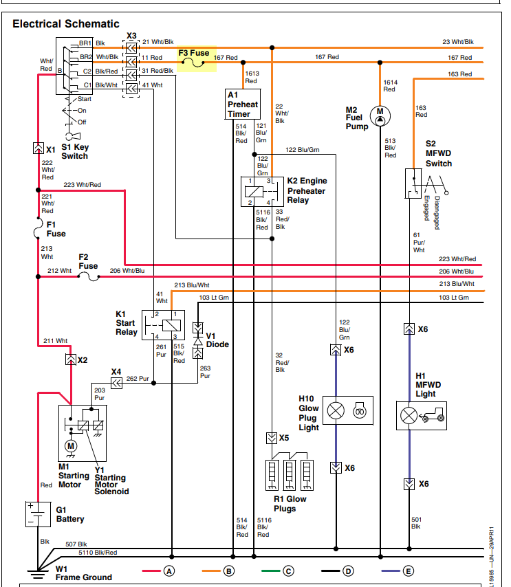 John deere 4100 wiring diagram